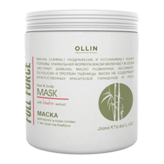 OLLIN Professional Full Force Маска для волос и кожи головы с экстрактом бамбука, 250 мл