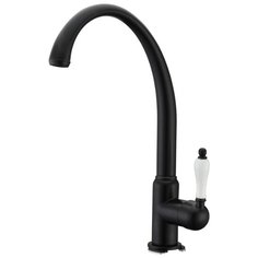 Смеситель для кухни (мойки) KAISER Vincent 31333 granit однорычажный гранит black