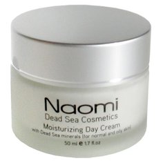 Naomi Moisturizing Day Cream Увлажняющий дневной крем с минералами Мертвого моря для нормальной и жирной кожи лица, 50 мл