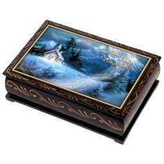 Набор конфет Кремлина Чернослив шоколадный с грецким орехом в сувенирной шкатулке 150 г