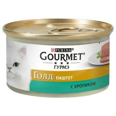 Корм для кошек Gourmet Голд с кроликом 85 г (паштет)