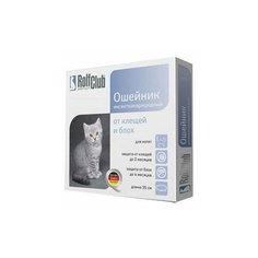 RolfСlub ошейник от блох и клещей инсектоакарицидный для котят 35 см