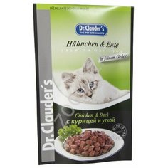 Корм для кошек Dr. Clauders Premium Cat Food пауч курица и утка (0.1 кг) 1 шт.