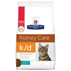 Корм для кошек Hills Prescription Diet при проблемах с почками, с океанической рыбой 1.5 кг