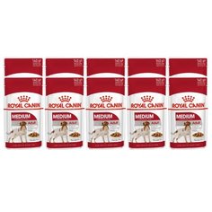 Влажный корм для собак Royal Canin для здоровья кожи и шерсти 10шт. х 140г (для средних пород)