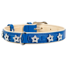 Ошейник COLLAR Brilliance Звездочка 4894 30-39 см синий