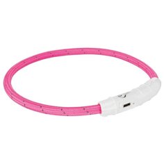 Ошейник TRIXIE USB Flash Light XS-S 12690-12706 35 см розовый