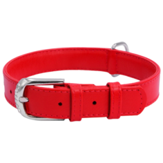 Ошейник COLLAR Glamour без украшений 3304 38-49 см красный