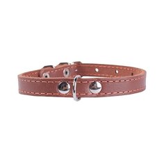 Ошейник COLLAR одинарный 0016 24-32 см коричневый
