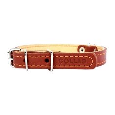 Ошейник COLLAR двойной 0279 47-62 см коричневый