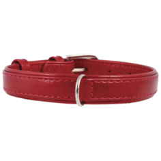 Ошейник COLLAR Brilliance без украшений 3009/3054/3007/3873 27-36 см красный