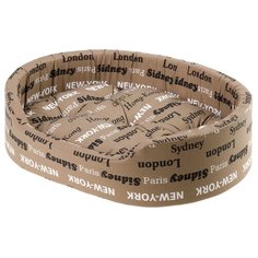 Лежак для собак и кошек Ferplast Dandy C 80 80х55х28 см коричневый