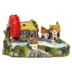 Фигурка для аквариума KW Zone U-190WS 14х14х12 см красный/зеленый/желтый