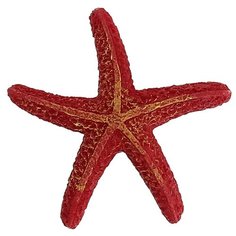 Морская звезда для аквариума Prime Морская звезда 8х7.5х1.5 см красный P.R.I.M.E.