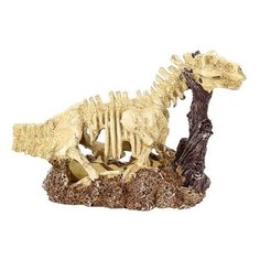 Фигурка для аквариума Prime Скелет динозавра 25.5х10х16.5 см бежевый/коричневый P.R.I.M.E.