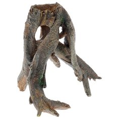 Коряга для аквариума BARBUS Коряга Decor 024 12х8.5х12 см коричный