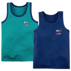 Майка Bossa Nova размер 28, синий/зеленый