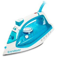 Утюг ENDEVER Delta-201 белый/голубой