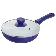 Сковорода Bohmann BH-7020/2WC 20 см, с крышкой, синий