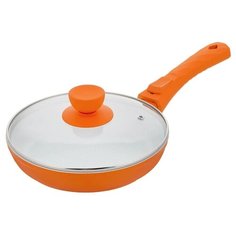 Сковорода Bohmann BH-7020/2WC 20 см, с крышкой, оранжевый