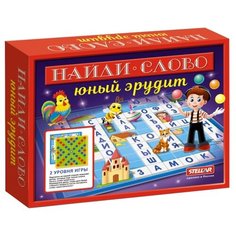 Настольная игра Stellar Найди слово. Юный эрудит 01155 Стеллар