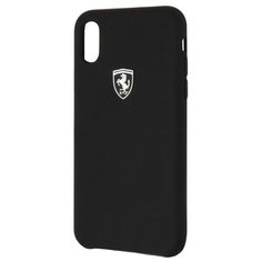 Чехол Ferrari Ferrari Silicone Case для Apple iPhone XS black