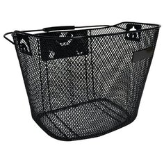 Передняя корзина на велосипед OXFORD Quick Release Front Mesh Basket быстросъёмная черный