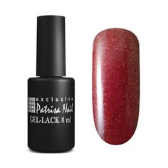 Гель-лак Patrisa Nail Две стихии, 8 мл, оттенок R9 Бордовый с шиммером