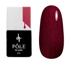 Гель-лак Pole Classic line, 8 мл, оттенок бордовый закат
