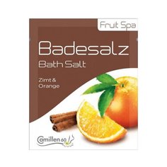Camillen 60 Соль для ножных ванн Badesalz bath salt Апельсин и корица 40 г пакет
