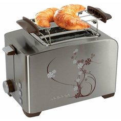 Тостер Polaris PET 0910 Sakura, серебристый