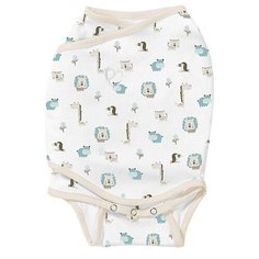 Многоразовые пеленки Summer Infant SwaddleMe Kicksie S белый/джунгли