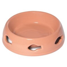 Миска Triol керамическая Коралл 120 мл коралловый