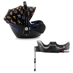 Автокресло-переноска группа 0+ (до 13 кг) BRITAX ROMER Baby-Safe2 i-Size + Flex Base, comic fun