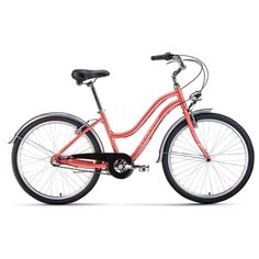 Городской велосипед FORWARD Evia Air 26 2.0 (2020) коралловый/белый 16" (требует финальной сборки)