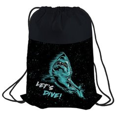 Berlingo Мешок для обуви Shark (MS09238) черный