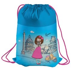 Berlingo Мешок для обуви Girl in Rome (MS09236) синий