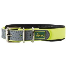 Ошейник HUNTER Convenience Comfort 55 42-50 см neon yellow
