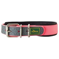 Ошейник HUNTER Convenience Comfort 55 42-50 см neon pink
