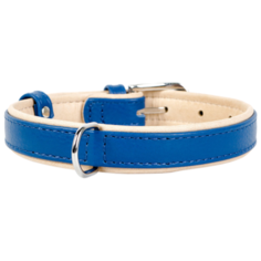 Ошейник COLLAR Brilliance без украшений 3027/3056/3097/3880 46-60 см синий/бежевый