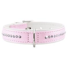 Ошейник HUNTER Modern Art Luxus 27 20-23 см light pink/white