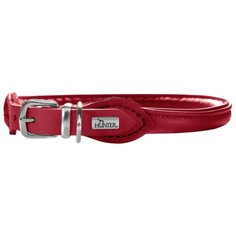 Ошейник HUNTER Round & Soft Elk Petit 37, 37 см 30-33 см chili