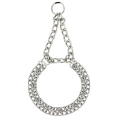 Ошейник-удавка Triol двухрядный SHF2550, 50 см 50 см серебристый