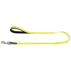 Поводок для собак HUNTER Convenience neon yellow 1.2 м 15 мм