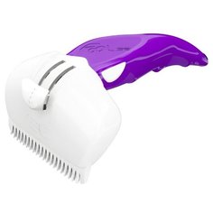 Щетка-триммер FoOlee Easee Dog Medium с 2 гребенками 6.5 см фиолетовый