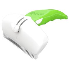 Щетка-триммер FoOlee Easee Dog Large с 2 гребенками 9.5 см зеленый