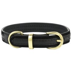 Ошейник Waifs & Strays Classic комбинированный S 26-31 см черный