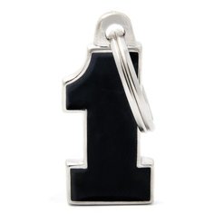 Адресник на ошейник My Family Colors Charms Номер 1 черный