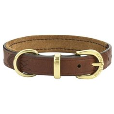 Ошейник Waifs & Strays Classic на подкладке L, 52 см 36-42 см коричневый