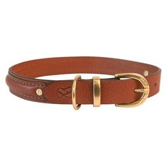 Ошейник Waifs & Strays Classic многослойный с заклёпками (XL), 62 см 41-49 см коричневый